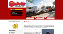 Desktop Screenshot of majesticlocksmith.com